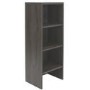 Smoked Oak Medium Desk 1 Door Cabinet Filing Cabinet & 2 Bookcase Set - Denver