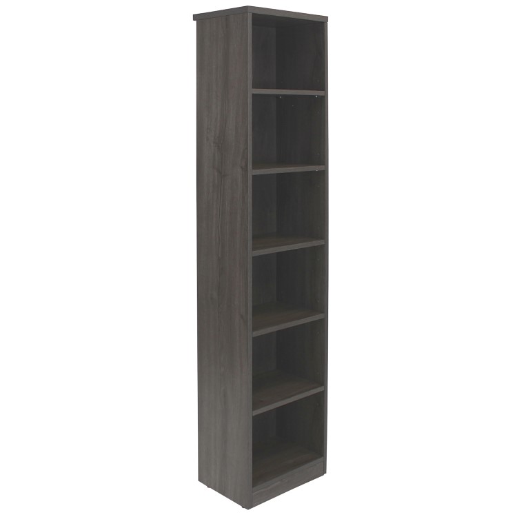 Smoked Oak Medium Desk & 2 Bookcase Set - Denver