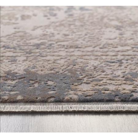 Distressed Persian Blue & Grey Rug - 150 x 80 cm - Medallion - Ripley