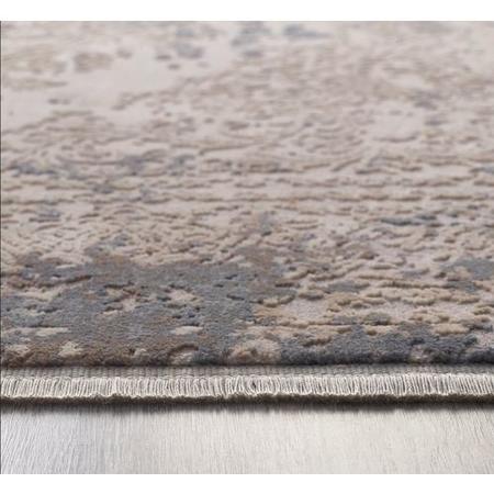 Distressed Persian Blue & Grey Rug - 170 x 120 cm - Medallion - Ripley