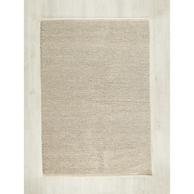 Large Hand Woven Textured Natural Rug - 230 x 160 cm - La Playa - Ripley