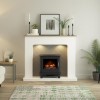 Be Modern 54&quot; Electric Suite with Black Colman Stove and Flue - Sennen