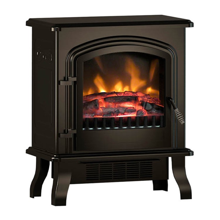 Be Modern 54" Electric Suite with Black Colman Stove and Flue - Sennen