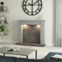 Be Modern 48" Inglenook Surround Only in Dark Grey - Cheshire