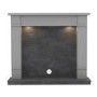 Be Modern 48" Inglenook Surround Only in Dark Grey - Cheshire