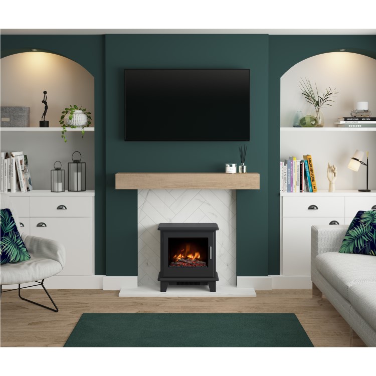 Be Modern Southgate Electric Stove in Dark Grey