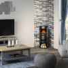 Be Modern Electric Cylinder Stove with Log Store - Tunstall