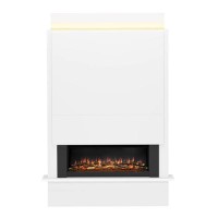 Be Modern Oxton White Media Wall Suite in Ash White 63 Inch Be Modern Oxton White Media Wall Suite in Ash White 63 Inch