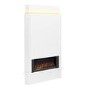 Be Modern Oxton White Media Wall Suite in Ash White 63 Inch
