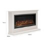 Be Modern Hansford Grande Electric Suite in Pearlescent Cashmere