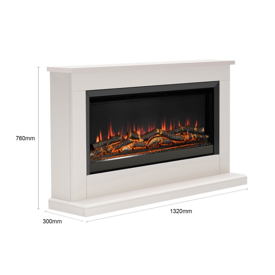 Be Modern Hansford Grande Electric Suite in Pearlescent Cashmere