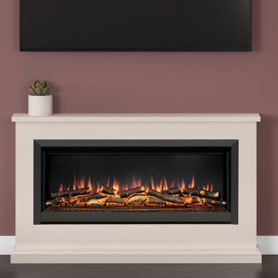 Be Modern Hansford Grande Electric Suite in Pearlescent Cashmere