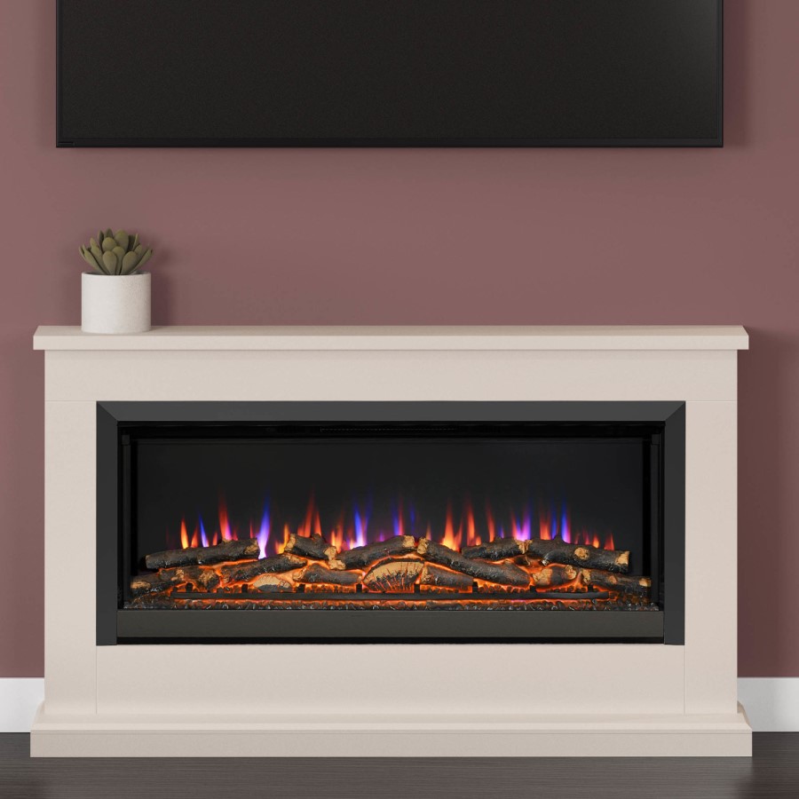 Be Modern Hansford Grande Electric Suite in Pearlescent Cashmere