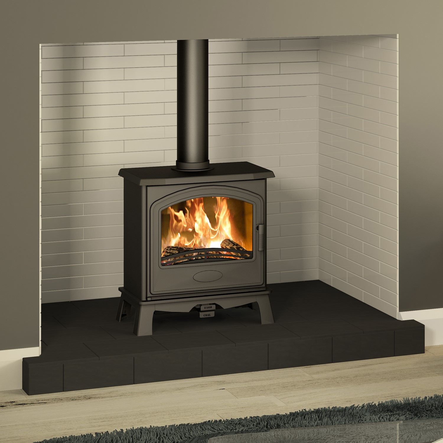 Photo of Be modern 5 widescreen multi fuel stove - hereford