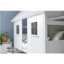 White Wooden House Cabin Bed - Nordic - Kids Avenue