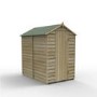 Forest Overlap Dip Treated 6x4 Apex Shed - No Window