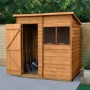 Forest Overlap Dip Treated 6x4 Pent Shed