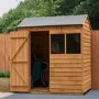 Forest Overlap Dip Treated 6x4 Reverse Apex Shed