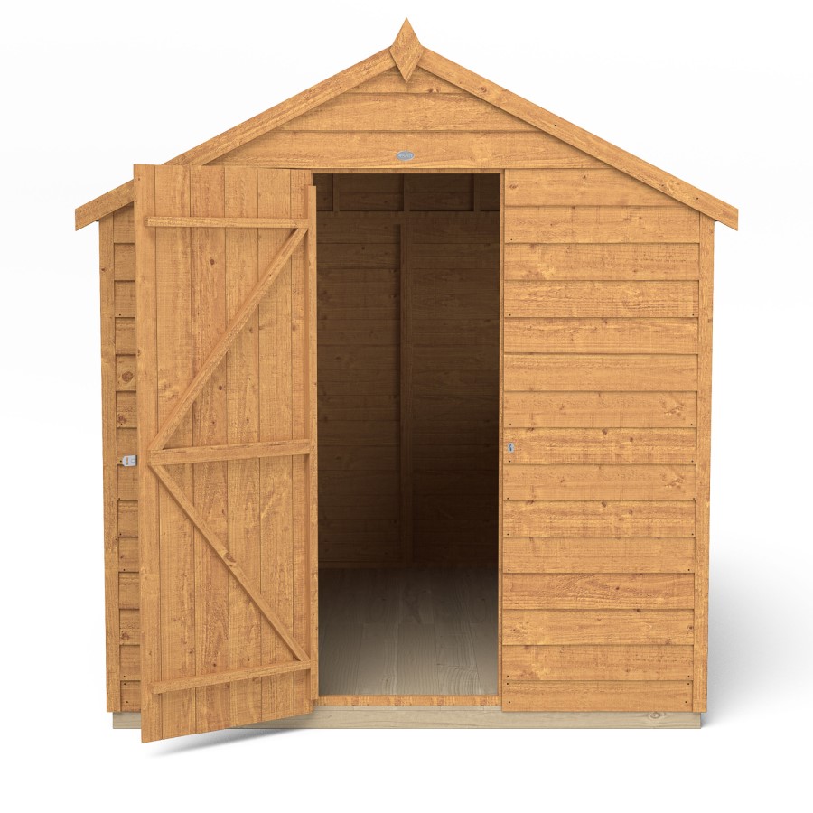 Forest Overlap Dip Treated 8x6 Apex Shed