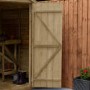 Forest Overlap Pressure Treated 8x6 Apex Shed - No Window 