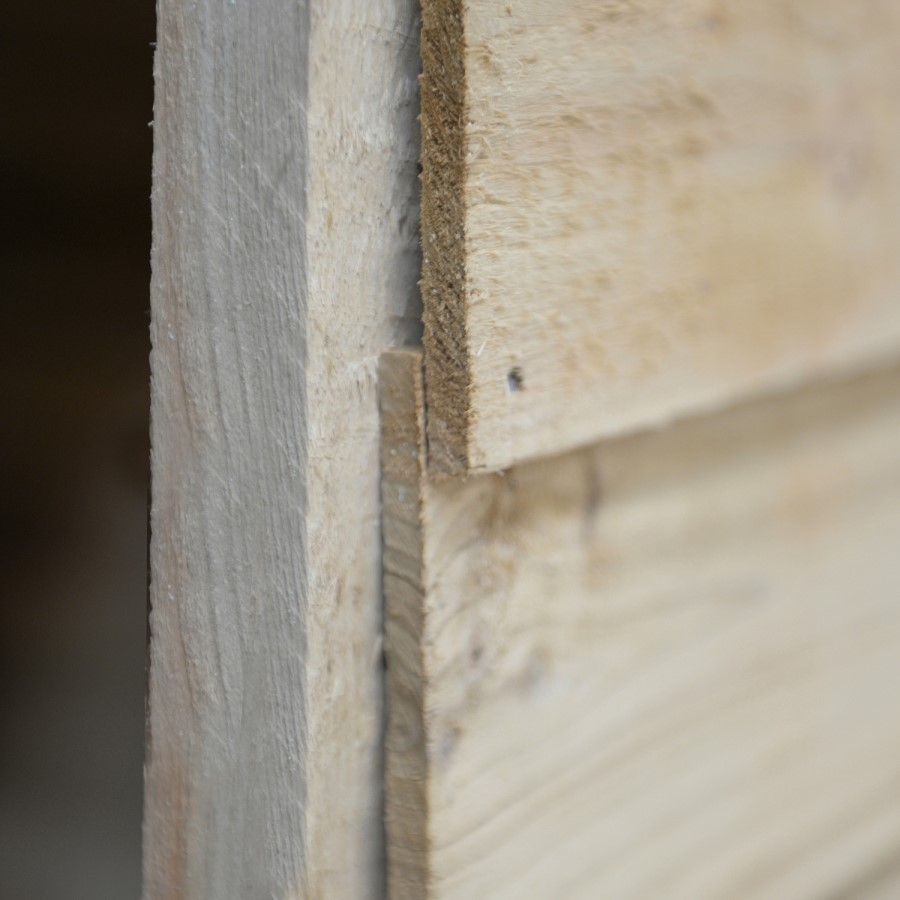 Forest Overlap Pressure Treated 8x6 Apex Shed - No Window 