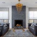 FOL105338 Black Inset Gas Fire With Logs - Vola