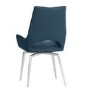 Revel Set Of 2 Swivel Dining Chairs - Blue