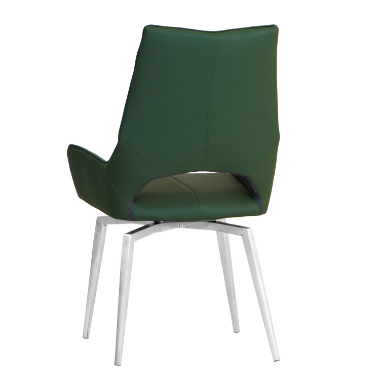 Revel Set Of 2 Swivel Dining Chairs - Green