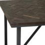 Industrial Style Teak & Iron Dining Table 2m