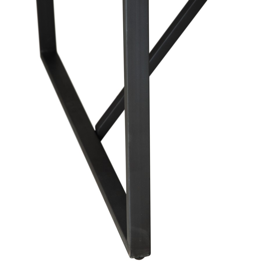 Industrial Style Teak & Iron Dining Table 2m