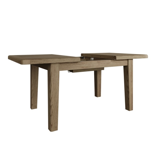 Solid Oak Extendable Dining Table 4-6 seater