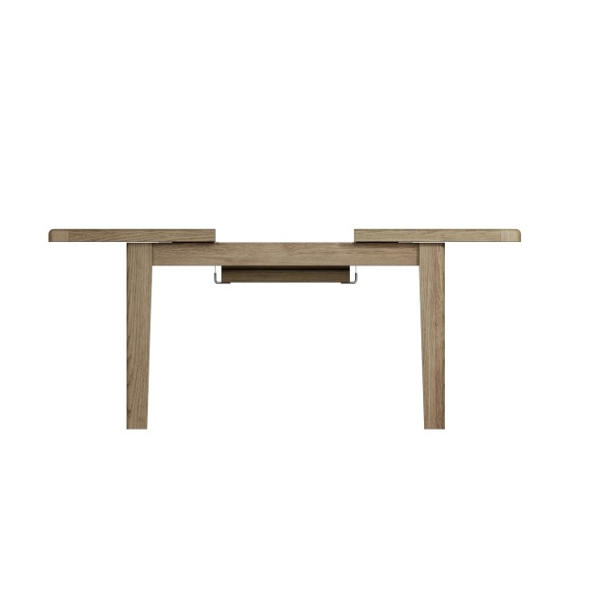 Solid Oak Extendable Dining Table 4-6 seater