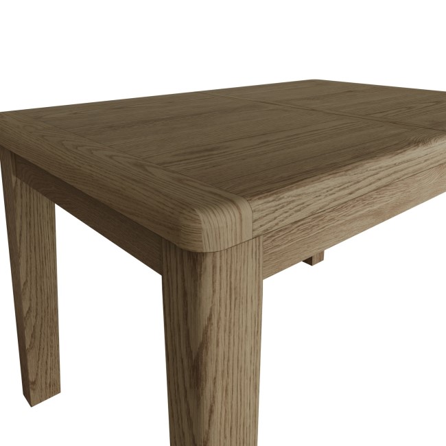 Solid Oak Extendable Dining Table 4-6 seater