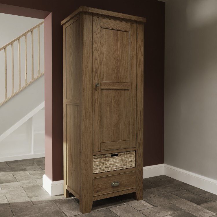 Smoked Oak Single Larder Unit