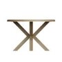 Smoked Oak Small Round Dining Table 120cm