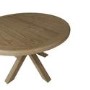 Smoked Oak Small Round Dining Table 120cm