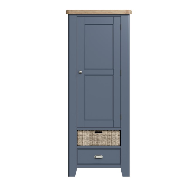 Oak & Blue Single Larder Unit