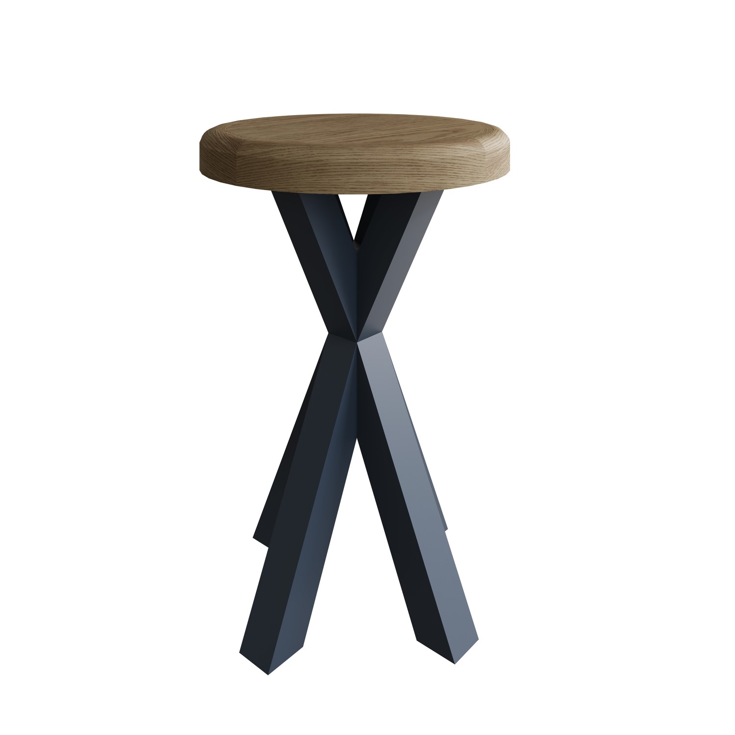 Read more about Oak & blue round side table