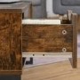 Rectangular Walnut Coffee Table with Storage - Ryder