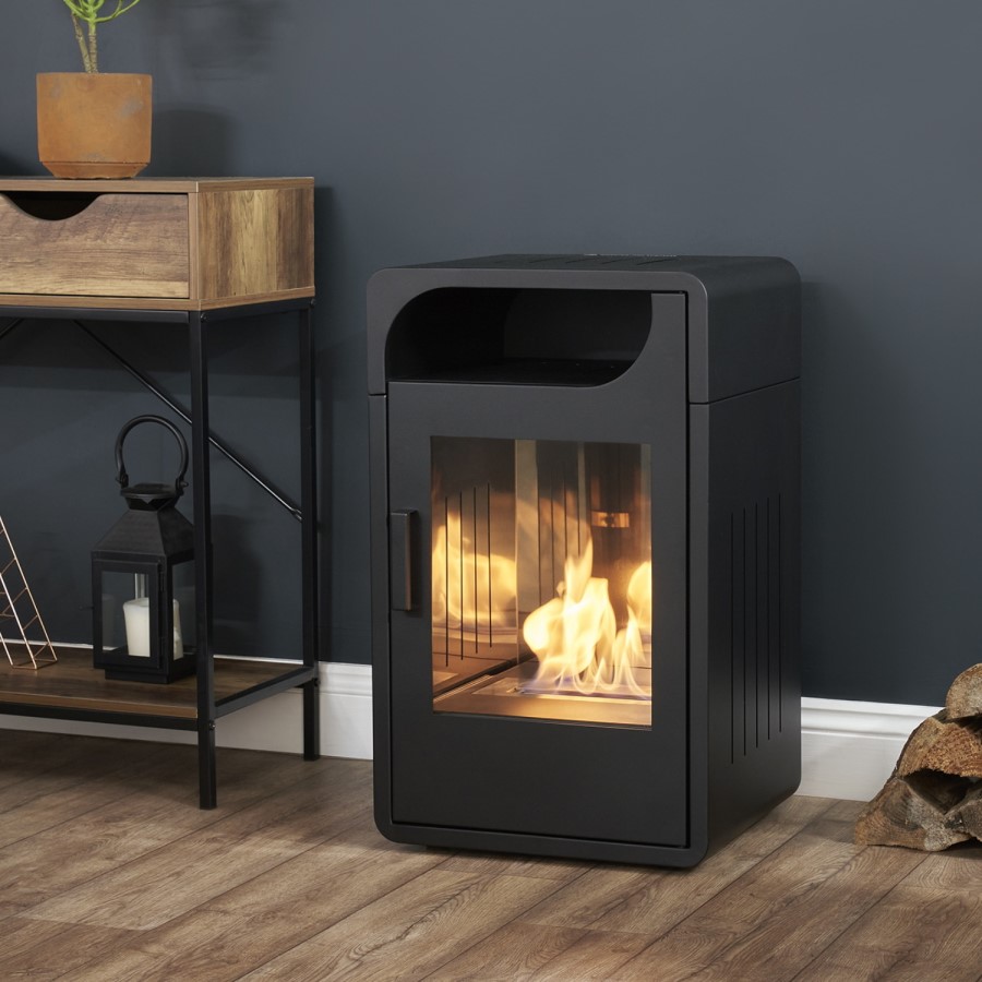 ONLY OPENED - Adam Bellini Bio Ethanol Stove in Black