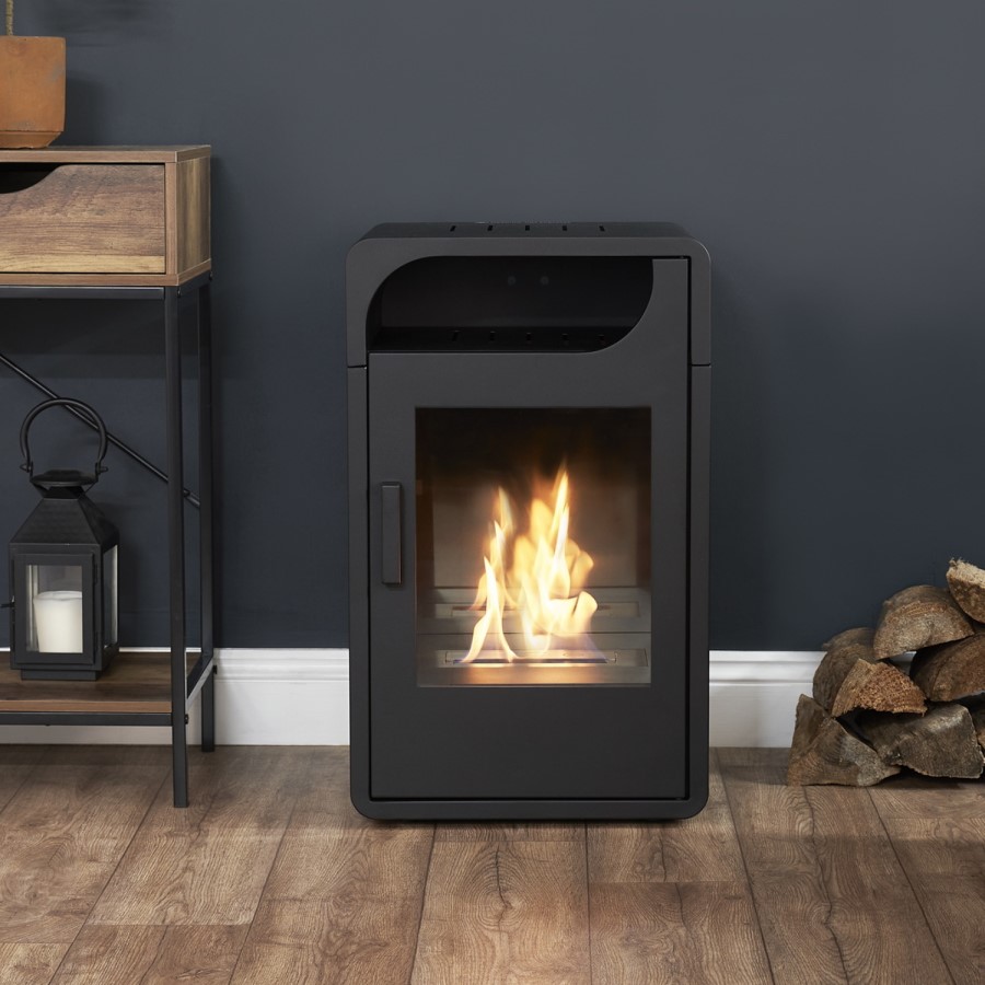 ONLY OPENED - Adam Bellini Bio Ethanol Stove in Black