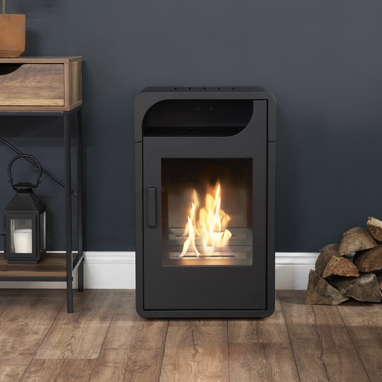 Adam Bellini Bioethanol Stove in Black