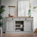 FOL105415 Eton 2 Door 2 Drawer Sideboard Sage Green - Caspian House