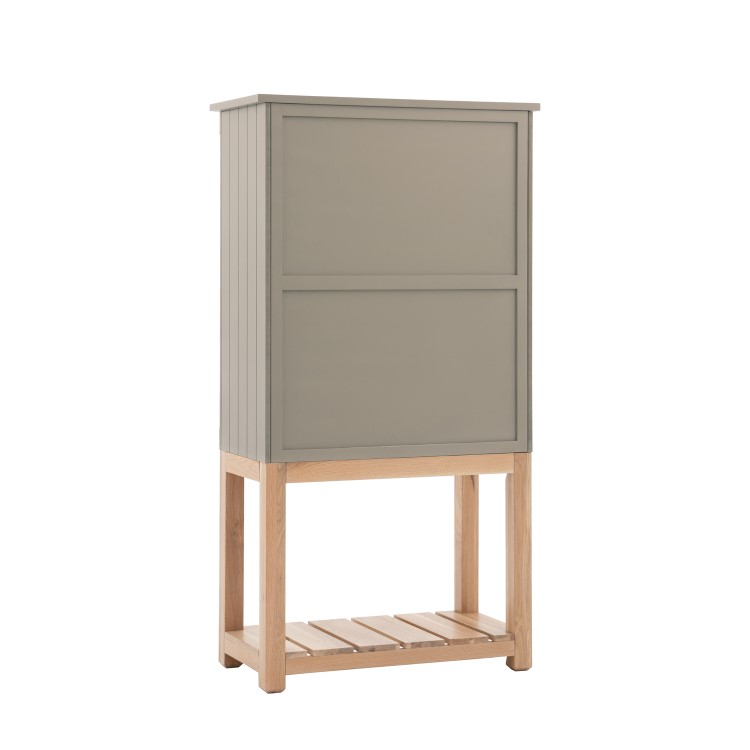 Eton Drinks Cabinet in Sage Green - Caspian House