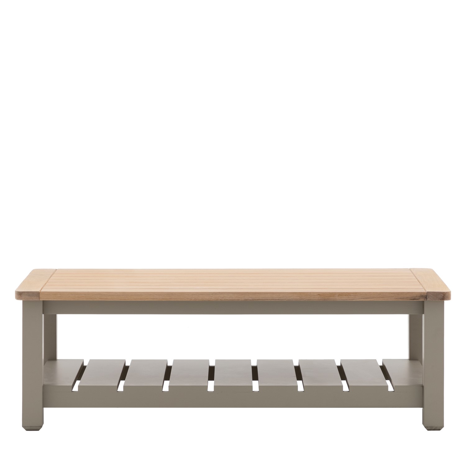 Read more about Eton rectangle coffee table sage green caspian house
