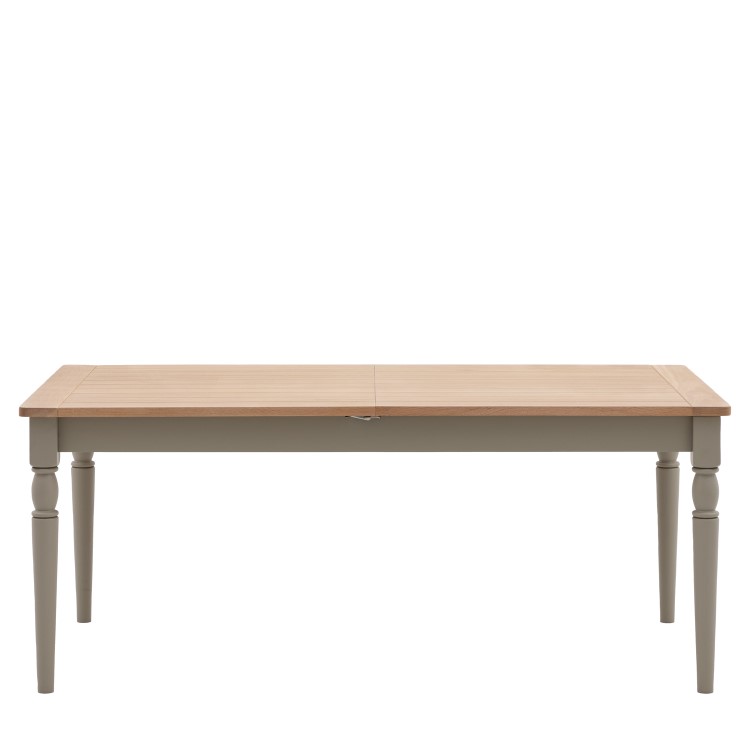 Eton Extendable Dining Table Sage Green- Seats 10 Caspian House