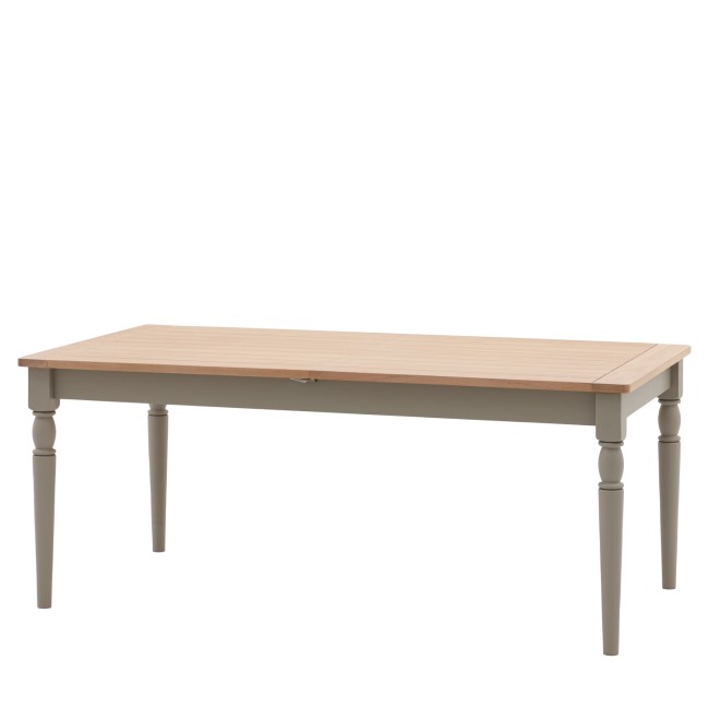 Eton Extendable Dining Table Sage Green- Seats 10 Caspian House