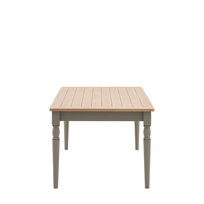 Eton Extendable Dining Table Sage Green- Seats 10 Caspian House