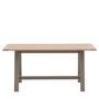 Eton Trestle Rectangle Farmhouse Dining Table Sage Green - Caspian House