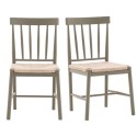 FOL105427 Set of 2 Sage Green Dining Chairs - Eton - Caspian House